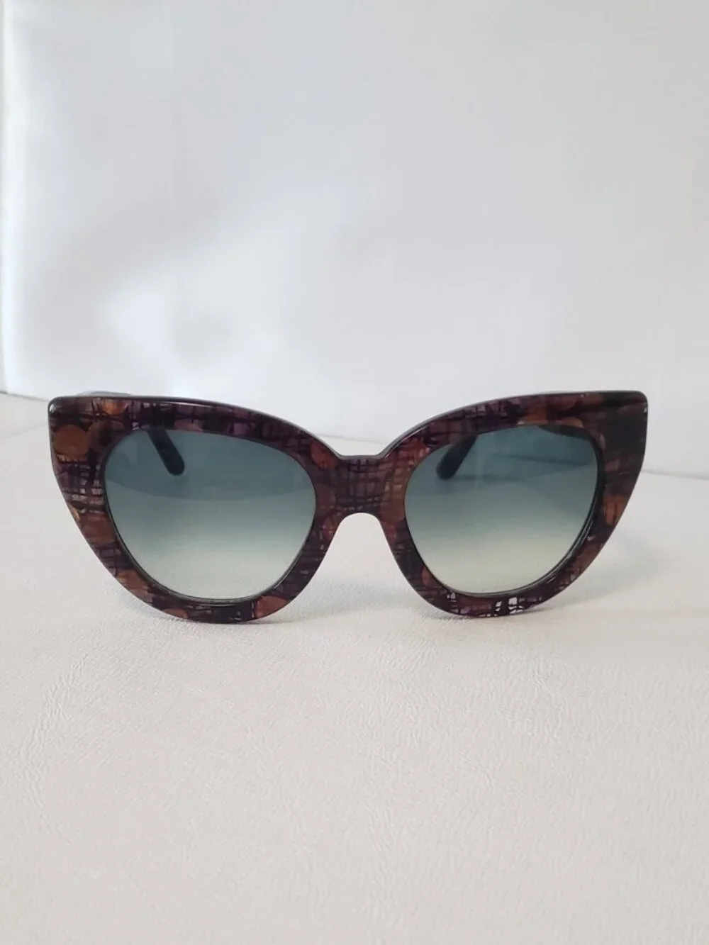 Morgenthal Frederics New York Sunglasses Made in France MAE Oversized Gradient